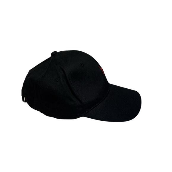 Black Hat with Red Rose - Picture 3 of 4